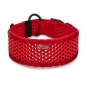 Preview: SOFTY Halsband | Länge: 55-61cm | Breite: 6,3cm | Farbe: rot/rot